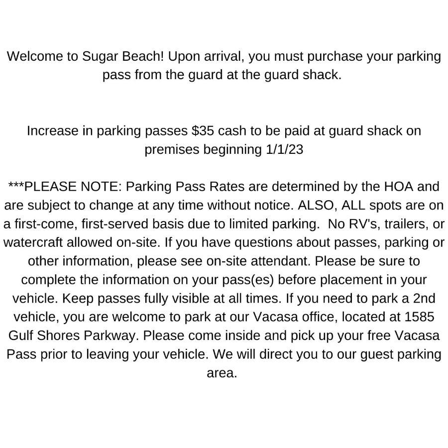 Sugar Beach Condominiums Gulf Shores Exterior foto